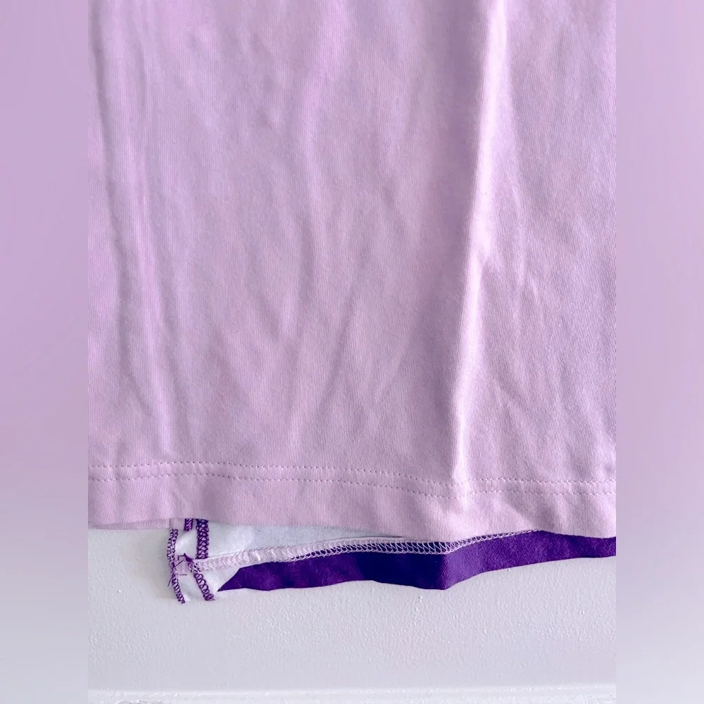 Women’s Tshirt Short Sleeve purple Color Size 1 - Picture 4 of 13